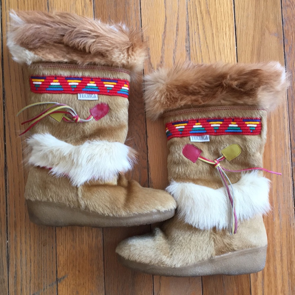 Vintage Tecnica Italian Snowboots